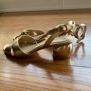 Gold Mirror Heels